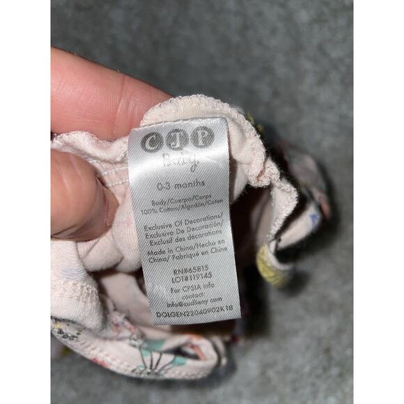 CJP Girls Sz. 0-3 Month One Pc. Romper. Adorable, Great Quality - Picture 5 of 6